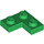 LEGO Verde Plato 2 x 2 Esquina (2420)