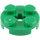 LEGO Verde Plato 2 x 2 Redondo con Eje Agujero (con orificio de eje &#039;+&#039;) (4032)