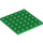 LEGO Verde Plato 6 x 6 (3958)