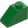 LEGO Verde Con pendiente 1 x 2 (45°) (3040 / 6270)