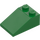 LEGO Verde Con pendiente 2 x 3 (25°) con superficie rugosa (3298)