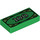 LEGO Verde Plana 1 x 2 con 100 Cash con ranura (3069bpx7 / 82317)