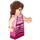 LEGO Hermione Granger con Bright Rosa Vestido Minifigura