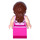 LEGO Hermione Granger con Bright Rosa Vestido Minifigura