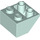 LEGO Aguamarina Claro Pendiente 2 x 2 (45°) Invertido con espaciador plano debajo (3660)