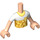 LEGO Carne claro Daniel con Amarillo Flor Parte superior Friends Torso (Boy) (73161 / 92456)