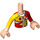 LEGO Carne claro Vicky con Rojo Casco Friends Torso (35677 / 92456)