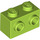 LEGO Lima Ladrillo 1 x 2 con Tachuelas en Uno Lado (11211)