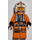 LEGO Luke Skywalker con Piloto Atuendo con Printed Piernas y Visera Abajo / Arriba con Askew Frontal Panel Minifigura