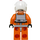 LEGO Luke Skywalker con Piloto Atuendo con Printed Piernas y Visera Abajo / Arriba con Askew Frontal Panel Minifigura