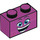 LEGO Magenta Ladrillo 1 x 2 con Queen Watevra Wa&#039;Nabi Grande Cara con tubo inferior (3004 / 47848)