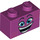 LEGO Magenta Ladrillo 1 x 2 con Queen Watevra Wa&#039;Nabi Grande Cara con tubo inferior (3004 / 47848)