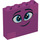 LEGO Magenta Ladrillo 1 x 4 x 3 con Smiling Cara (49311 / 52098)