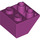 LEGO Magenta Pendiente 2 x 2 (45°) Invertido con espaciador plano debajo (3660)