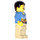 LEGO Hombre en Hawaiian Camisa con Dark Marrón Pelo Minifigura