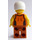 LEGO Hombre en Naranja Tank Parte superior y Casco Minifigura