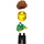 LEGO Man con Green Jacket Minifigura