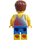 LEGO Man con Surfing Tanktop Minifigura