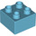 LEGO Azul medio Duplo Ladrillo 2 x 2 (3437 / 89461)