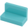 LEGO Azul medio Panel 1 x 2 x 1 con esquinas redondeadas (4865 / 26169)