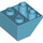 LEGO Azul medio Pendiente 2 x 2 (45°) Invertido con espaciador plano debajo (3660)