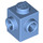 LEGO Azul medio Ladrillo 1 x 1 con Dos Tachuelas en Adjacent Sides (26604)