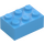 LEGO Azul medio Ladrillo 2 x 3 (3002)