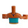 LEGO Carne oscura medio Andrea Friends Torso (35862 / 73141)