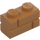 LEGO Carne oscura medio Ladrillo 1 x 2 con Embossed Bricks (98283)