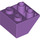 LEGO Lavanda media Pendiente 2 x 2 (45°) Invertido con espaciador plano debajo (3660)