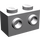 LEGO Gris piedra medio Ladrillo 1 x 2 con Tachuelas en Uno Lado (11211)