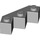 LEGO Gris piedra medio Ladrillo 3 x 3 Facet (2462)