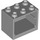 LEGO Gris piedra medio Alacena 2 x 3 x 2 con tacos empotrados (92410)