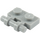 LEGO Gris piedra medio Plato 1 x 2 con Encargarse de (Open Ends) (2540)