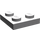 LEGO Gris piedra medio Plato 2 x 2 Esquina (2420)