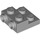 LEGO Gris piedra medio Plato 2 x 2 x 0.7 con 2 Tachuelas en Lado (4304 / 99206)