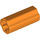 LEGO naranja Eje Conector (Suave con &#039;x&#039; agujero) (59443)
