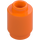 LEGO Naranja Ladrillo 1 x 1 Circular con espiga abierta (3062 / 35390)