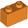 LEGO naranja Ladrillo 1 x 2 con tubo inferior (3004 / 93792)