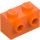 LEGO Naranja Ladrillo 1 x 2 con Espigas en Uno Lado (11211)