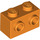LEGO naranja Ladrillo 1 x 2 con Tachuelas en Uno Lado (11211)