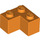 LEGO naranja Ladrillo 2 x 2 Esquina (2357)