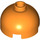 LEGO naranja Ladrillo 2 x 2 Redondo con Dome Parte superior (Perno de seguridad, soporte del eje) (3262 / 30367)