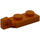 LEGO naranja Bisagra Plato 1 x 2 Cierre con Single Finger en Final Vertical sin ranura inferior (44301 / 49715)