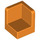 LEGO naranja Panel 1 x 1 Esquina con Esquinas redondeadas (6231)