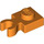 LEGO naranja Plato 1 x 1 con Vertical Acortar (Clip de &#039;O&#039; abierto grueso) (44860 / 60897)