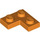 LEGO naranja Plato 2 x 2 Esquina (2420)