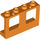 LEGO naranja Ventana Cuadro 1 x 4 x 2 con tachuelas huecas (61345)
