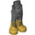 LEGO Gris oscuro perla Cadera con Pants con Gold Boots (35642)