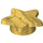 LEGO Oro perla Plato 1 x 1 Redondo con Star (11609 / 28619)